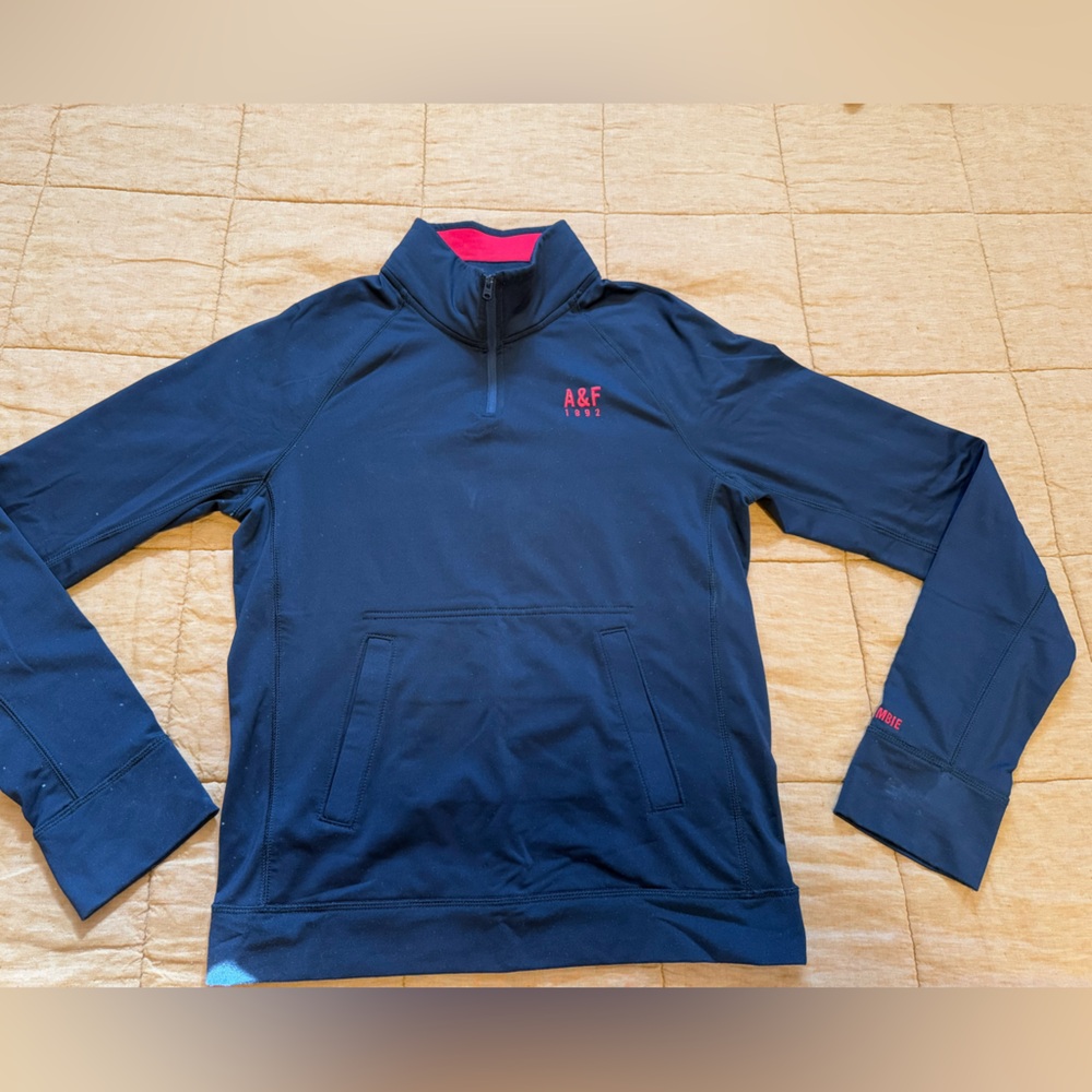 Abercrombie & Fitch Japan athletic Running Pullover Quarter Zip